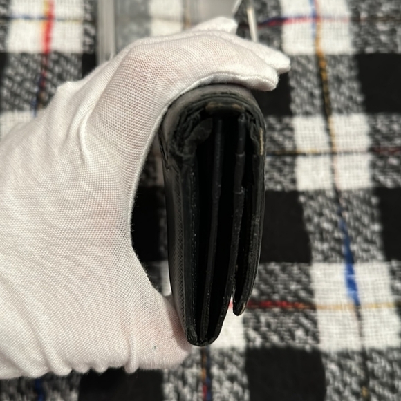 Prada Saffiano Leather Double Snap Long Wallet - Picture 4 of 13